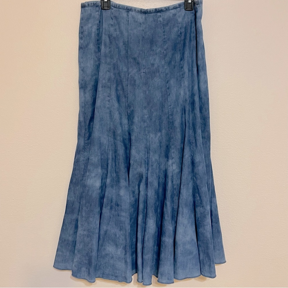 Juliette midi lightweight denim flare skirt Size 12